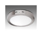 Plafonnier LED - Rond Nickel Satiné - 18w - 225mm