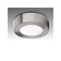 Plafonnier LED - Rond Nickel Satiné - 6w - 120mm