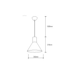 Lampe À Suspension \"Angelina\"  [SKD-P012-B]