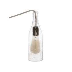 Lampe suspendue en verre - Bottle